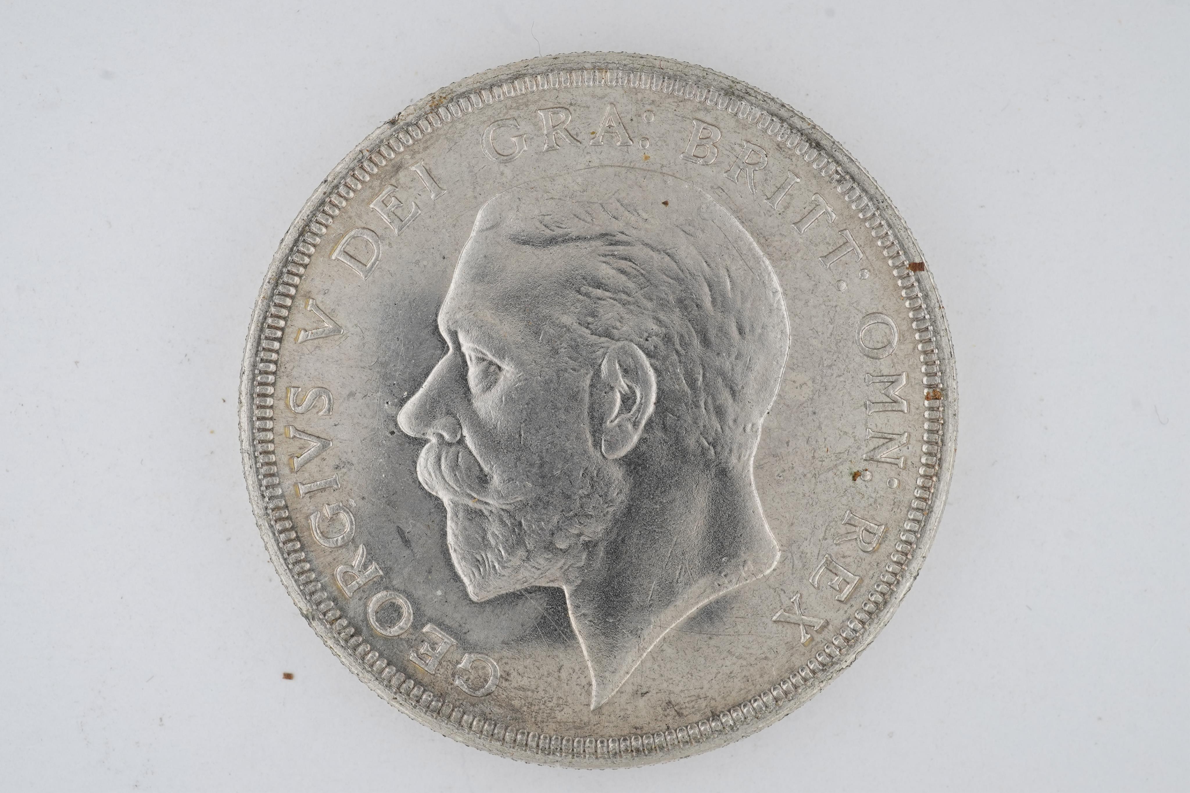 British coins, George V, ‘wreathed’ crown, 1933, S. 4036, cleaned otherwise about EF